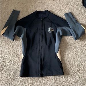 O’Neill Women Zip Up half Wetsuit long sleeve